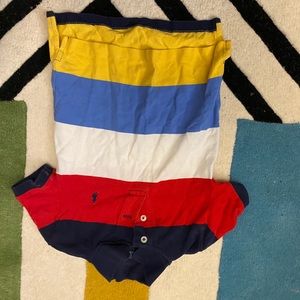 Striped polo kids shirt